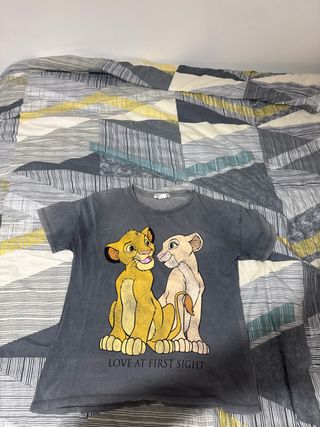 Camiseta El Rey León Simbá y Nala