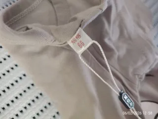 Body bebé gris Totoro y calcetines