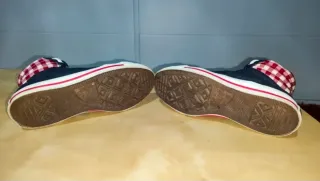 Converse Denim Cuadro Vichy Granate Talla 40