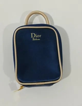 Neceser y Paleta Maquillaje Dior Azul y Dorado