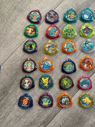 Lote tazos pokémon krak roks nox