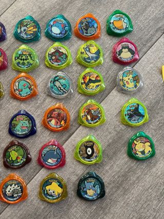Lote tazos pokémon krak roks nox