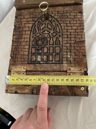 Buzón de madera rústico