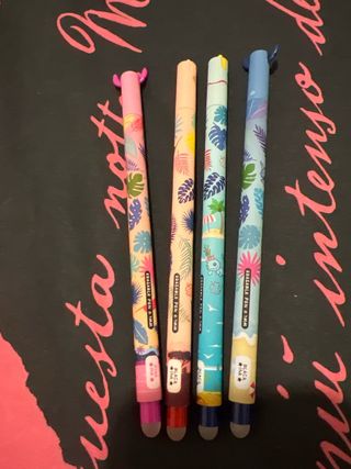 Set 4 Penne cancellabili Stitch Disney