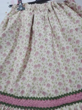 Zagalejo niña floral rosa y verde