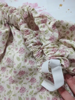 Zagalejo niña floral rosa y verde