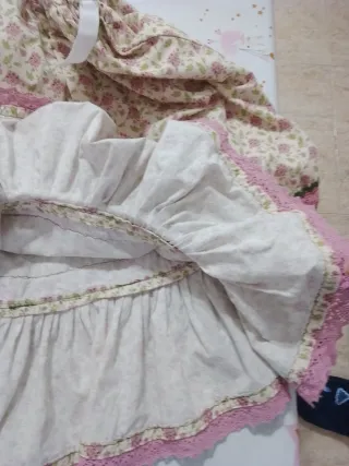 Zagalejo niña floral rosa y verde