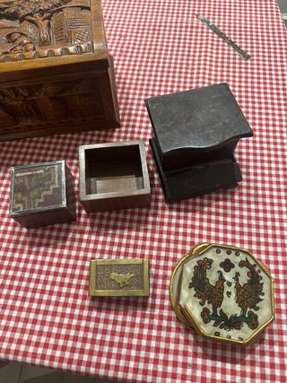Cajas vintage de madera