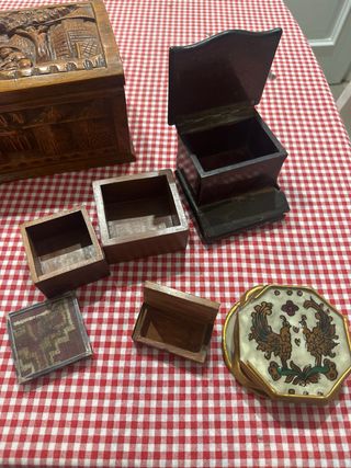 Cajas vintage de madera