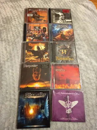 Lotto 9 cd Dream Evil, HammerFall, Rhapsody