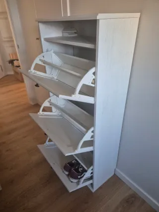 Zapatero Brusali Ikea Blanco