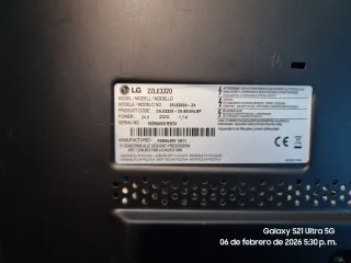 Monitor LG Negro/Plateado HDMI DVI