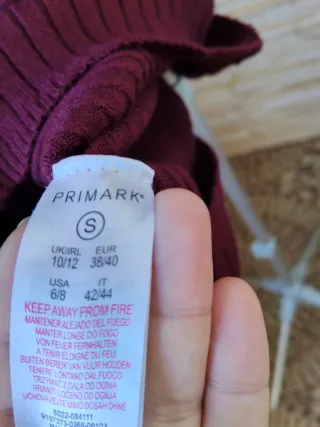 Jersey de punto Primark burdeos