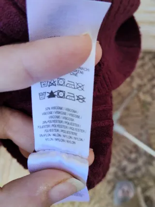 Jersey de punto Primark burdeos