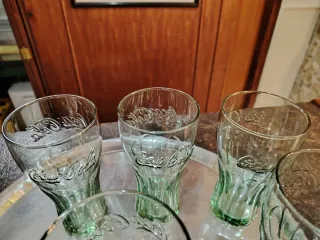 6 Vasos Coca-Cola Verdes