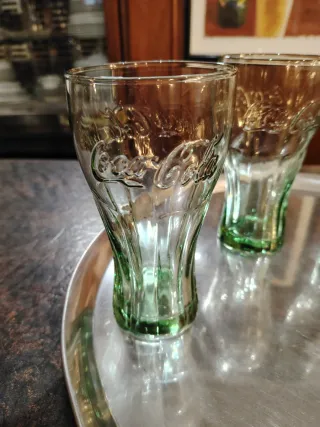 6 Vasos Coca-Cola Verdes
