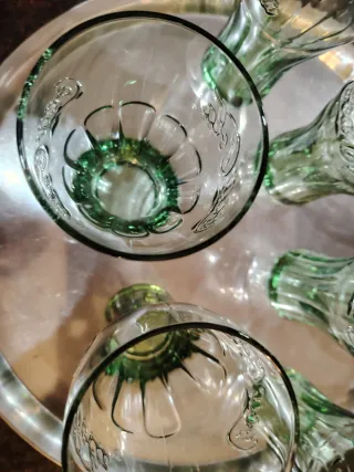 6 Vasos Coca-Cola Verdes