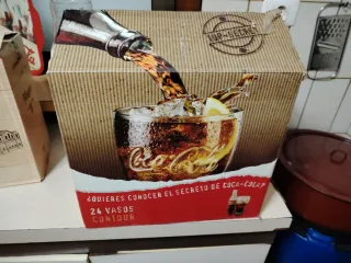 6 Vasos Coca-Cola Verdes