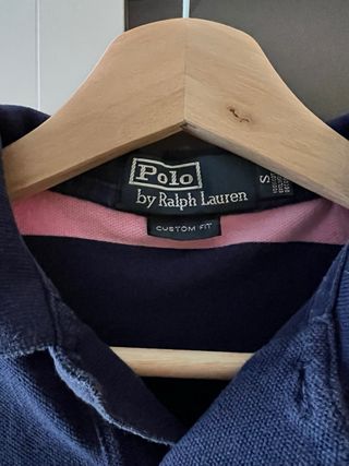 Polo Ralph Lauren Rayas Azul y Rosa