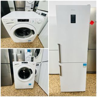 Lavadora Candy + Nevera con Garantía