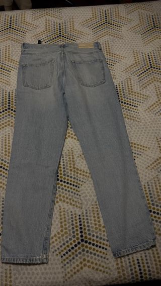 Calças de ganga azuis