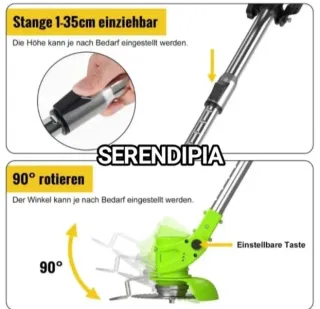DESBROZADORA INALÁMBRICA 2 BATERÍAS GRAN CAPACIDAD