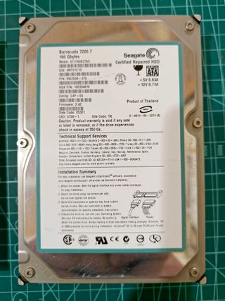 Lote 4 HDD Seagate Barracuda SATA 2x200GB + 2x160