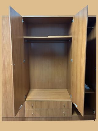 Armario 4 puertas madera