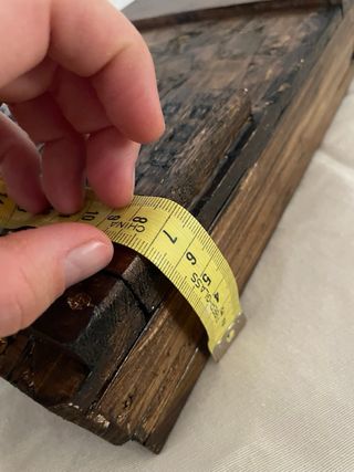 Buzón rústico de madera