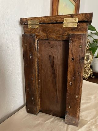 Buzón rústico de madera