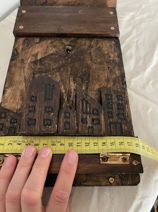 Buzón rústico de madera