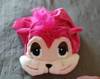 Disfraz de ardilla rosa 18-24 meses