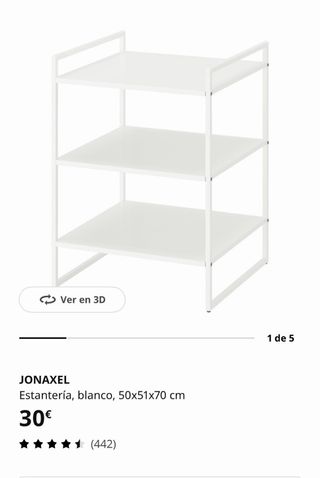Estantería blanca Ikea