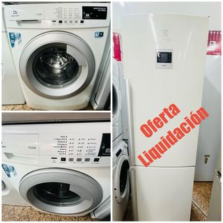 Nevera y Lavadora Electrolux