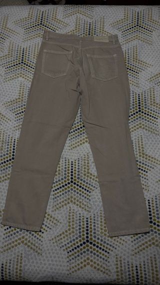 Calças de ganga bege