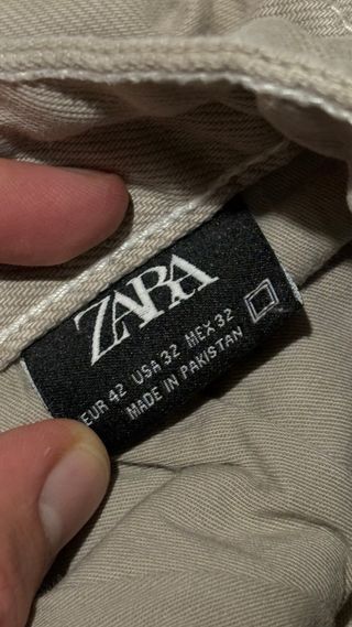 Calças de ganga bege