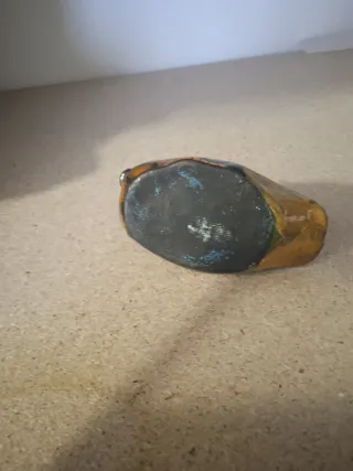 Pato de cerámica vintage decorativo