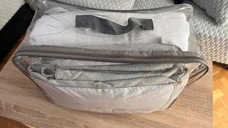 Funda nórdica con chichonera cuna algodón