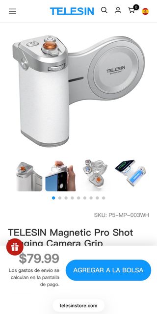 TELESIN Pro Shot Imaging Grip (2026) - PRECINTADO
