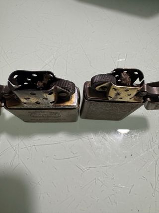 3 accendini, 2 Zippo, 1 vintage