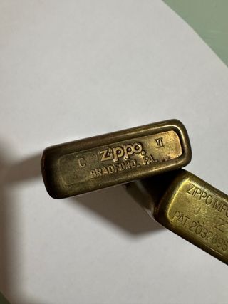 3 accendini, 2 Zippo, 1 vintage