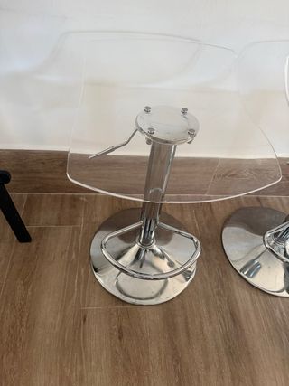 2 Taburetes Cocina Transparentes conjunto 60€