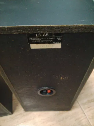 Altavoces Kenwood Negros