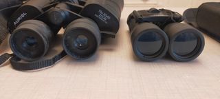 2 Prismáticos Auriol y Sanda con Fundas
