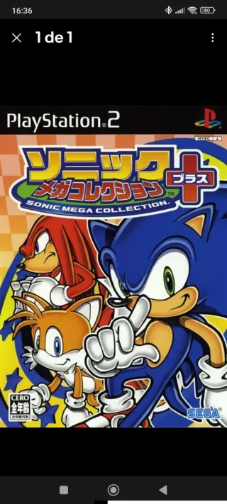 Sonic Mega Collection Plus PS2