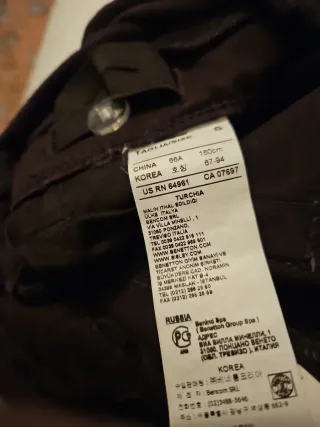 Pantalones premama marron oscuro