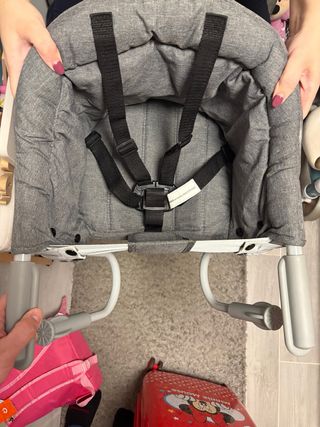 Trona plegable para mesa