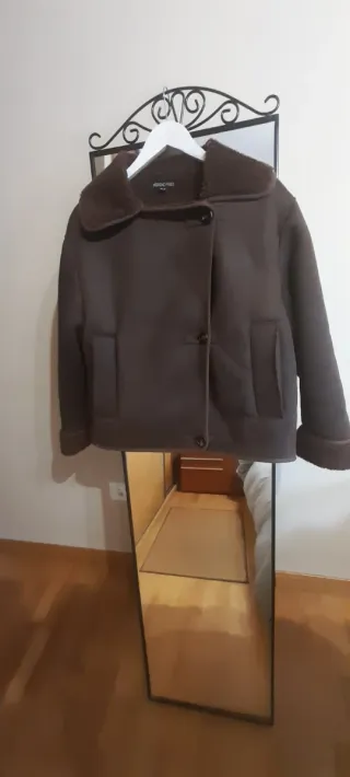 Chaqueta doble faz marrón