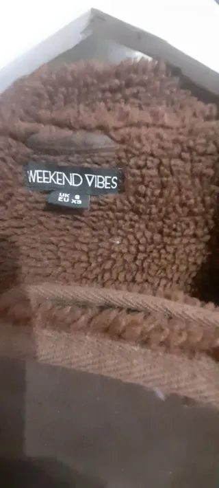 Chaqueta doble faz marrón