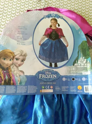 Disfraz Ana Frozen Disney Talla 5-7 años